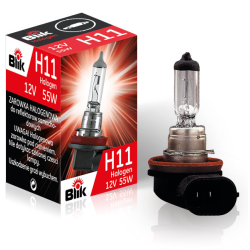 Лампа автомобільна BLIK H11 /55W PGJ19-2 DOT/12V 56978 BLIK