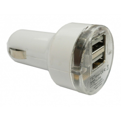 Зарядное устройство автомобильное 2 USB 12/24V 42018
